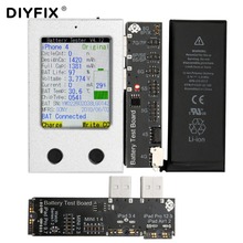 Тестер Аккумуляторов DIYFIX для iPhone X, 8, 8P, 7, 7P, 6, 6P, 6S, 6SP, 5, 4, для iWatch, S1, S2, для iPad, проверка аккумуляторов, прозрачный цикл 2024 - купить недорого