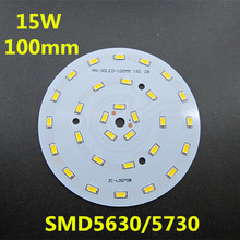 10pcs 15W 100mm 5630 5730 SMD Super High Brightness Lamp Plate, 30 LEDs PCB Panel For LED Bulbs 2024 - buy cheap