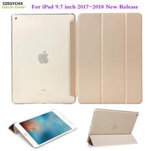 For iPad 9.7 inch 2017 2018 new case Ultra-thin magnet wake Smart PU Leather Funda cover 6th generation A1822 A1823 A1893 A1954 2024 - buy cheap