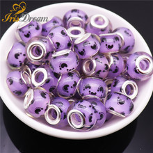 50Pcs Human Foot Rondelle Murano Spacer Beads for Jewelry Making Big Hole European Beads fit Pandora Charms Bracelet Necklace 2024 - buy cheap