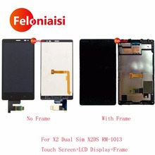 4.3'' For Nokia X2 Dual Sim X2DS RM-1013 Full Lcd Display With Touch Screen Digitizer Panel Sensor Assembly Complete+Frame 2024 - buy cheap