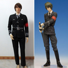 Perucas Anime Togainu no Chi Akira Military Uniform Cosplay Costume 2024 - buy cheap