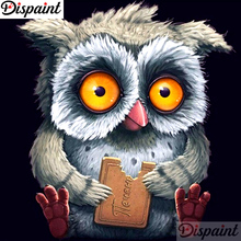 Dispaint Full Square/Round Drill 5D DIY Diamond Painting "Animal owl scenery" 3D Embroidery Cross Stitch 5D Home Decor A10668 2024 - buy cheap