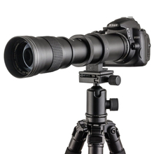 Teleobjetivo con Zoom 420-800mm F/8,3-16 + adaptador T2 para Canon 5D II y III 7D 760D 750D 2024 - compra barato