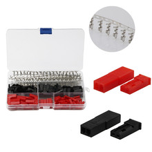 600Pcs/Set Dupont Terminals Set 2.54mm Electrical 2 Pin Way Cable Wire Male/Female Pin Jumper Header Connector Housing Kit 2024 - buy cheap