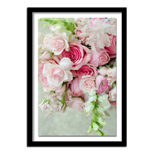 Diamond embroidery pink Flowers full square drill 5D DIY diamond painting Cross Stitch Rhinestone  home decoration 2024 - compre barato