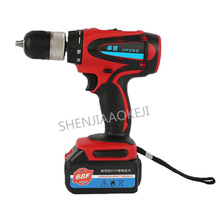 68F13A high power hand drill Lithium battery 6000mAh rechargeable hand drill Multifunctional drilling torque power tools 2024 - buy cheap