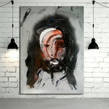 Frete grátis alta qualidade moderna abstrata jesus retrato pintura a óleo em tela abstrato tela jesus pintura decorativa 2024 - compre barato