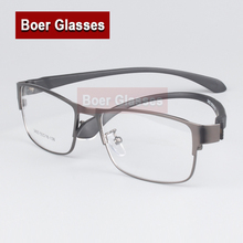 2423 New men's eyeglasses frame optical glasses metal with tr90 legs full rim prescription spectacles  (55-18-138) 2024 - buy cheap