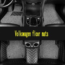 Custom car floor mats for Volkswagen All Models passat b5 6 polo golf tiguan touran car styling auto floor mat 2024 - buy cheap