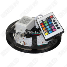 With 24keys Remote Controller 14.4 W/m RGB LED Strip 5050 SMD Set 60leds Led Strip 12V DC Waterproof IP65 RGB LED Rope Light 10m 2024 - buy cheap