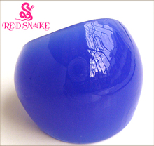 RED SNAKE  Fashion Ring Handmade Jelly blue color Murano Glass Rings 2024 - buy cheap