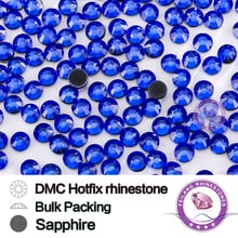 Sapphire SS6 SS10 SS16 SS20 SS30 Bulking Packing HotFix Rhinestone For Garments Bags And Shoes 2024 - buy cheap