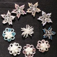 4pc 3D Handmade Rhineston Beaded Diamond Star Flower Patches for Clothing Sequin Applique DIY Sewing Craft P135 2024 - buy cheap
