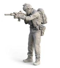 Novo unmounted 1/35 eua moderno soldado suporte homem resina figura kit modelo sem pintura 2024 - compre barato