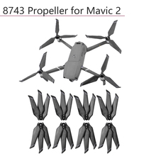 2/4/8 pçs hélice de liberação rápida de baixo nível de ruído 8743 lâminas de drone adereços pá de fibra de carbono para dji mavic 2 pro zoom acessórios 2024 - compre barato