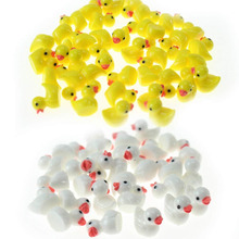 20 Pcs Cute Miniature Figurine Ornaments For Home Yellow Ducklings Figurine For Miniature Garden Easter Decor Slime Charms 2024 - buy cheap