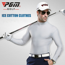Pgm мужская летняя рубашка, нижнее белье, Солнцезащитная футболка для гольфа, УФ-защита, футболки с длинным рукавом, одежда для гольфа, одежда для мужчин D0355 2024 - купить недорого