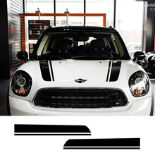 Car Styling Hood Stickers Head Stripe Decal For MINI Cooper One S JCW Countryman Clubman R55 R60 R61 F54 F55 F56 Car Accessories 2024 - buy cheap