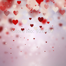 10x10ft Boken Hearts Valentine's ArtFabric Photography Backdrop D-4908 2024 - buy cheap