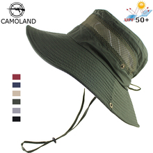 Light Sun Hat Bucket Summer Men Women Fishing Boonie UV Protection Large Wide Brim Outdoor Beach Cap Packable Mesh Quick Dry 2024 - buy cheap