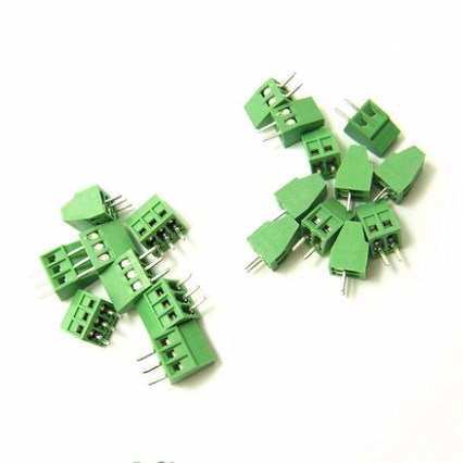 10PCS KF120-2P 2.54mm Pitch 2 pin Straight Pin PCB Screw Terminal Connector