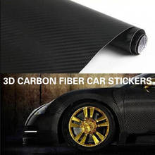 Carbon Fiber 3D Car Decals Car Sticker HIGH GLOSS Universal Paint Protection DIY Car Decoration Car Protection Film 2024 - buy cheap
