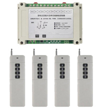 AC 220 V 240V 250V 380V 4 CH RF Wireless Remote Control  Receiver + Transmitter Household power on/off 2024 - buy cheap
