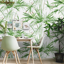 beibehang Nordic Southeast Asia banana leaf wallpaper roll rainforest plant bedroom background wallpaper wall papers home decor 2024 - buy cheap