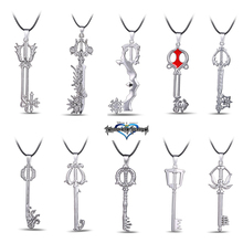 Dropshipping Jóias de Metal Colar de Kingdom Hearts Keyblade Cosplay Pingente Acessórios Jóias Presente para Homens & Mulheres HSIC10055 2024 - compre barato