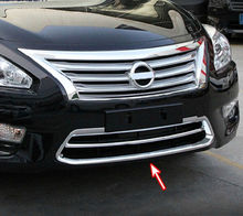 Ax frente chrome malha inferior grille amortecedor capa para nissan teana altima 2013 2014 2015 quadro decore guarnição moldagem estilo 2024 - compre barato