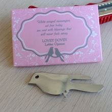 Free Shipping 200 pcs wedding favors Love Birds Letter Opener souvenirs for Wedding Party 2024 - buy cheap