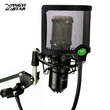 Universal Gooseneck Holder Condenser Microphone Shock Mount Pop Filter Shield Mic Windscreen For Video Recording Studio Recorder 2024 - buy cheap