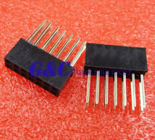 20PCS 2X7 Pin 2.54 mm Stackable 11mm Long Legs Female Header  Shield 2024 - buy cheap