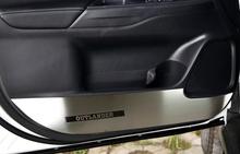 Car high quality metal anti-kick plate anti-kick pad auto parts For Mitsubishi Outlander 2013-2019 Car-covers 2024 - buy cheap