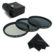 High Quanlity! 100% GUARANTEE RISE(UK) New Professional 62mm ND2 ND4 ND8  Filter kit MACRO for canon nikon sony pentax free ship 2024 - buy cheap