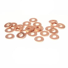 30Pcs M3 M4 M5 M6 Copper Gasket 5mm-16mm OD washer seal Pressure gauge ferry use thickness 1mm 2024 - buy cheap