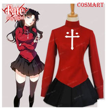 [Stock]Anime Fate Grand Order Rin Tohsaka Daily Red Dress Halloween Cosplay Costume For Women Uniform 2024 - buy cheap