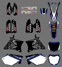 Графика фоны наклейки Наборы для Yamaha YZ125 YZ250 2002 03 04 05 06 07 08 09 2010 2011 2012 2013 2014 YZ 125 250 2024 - купить недорого