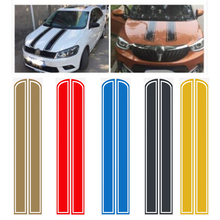 Universal DIY Car Auto Hood Vinyl Stickers Decal Scratched Engine Cover Stripe Sticker Car Styling Decoration 2024 - buy cheap