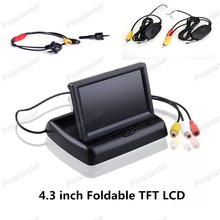 420 TV lines CCD Car Camera Night Vision + 4.3 inch Foldable TFT LCD + Video Transmitter & Receiver Kit 2024 - buy cheap