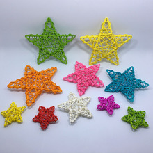 10PCS Lovely 6CM Rattan Star Sepak Takraw Wedding Christmas/Birthday/Party Decoration Rattan Ball Kids Toys DIY Home Ornaments 2024 - buy cheap