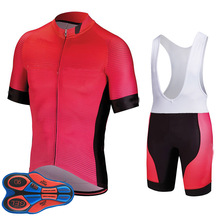 Профессиональная команда, розовые велосипедные Джерси, велосипедные комплекты, одежда для велоспорта, Спортивная Джерси, одежда для велоспорта с 9d гелевыми подушечками, велосипедная одежда, Джерси для горного велосипеда 2024 - купить недорого