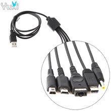 YuXi 5 in1 USB Charger Fast Charging Cable Cords for Nintend NDSL NDS NDSI XL 3DS Game Cables USB Charger Cable 2024 - buy cheap