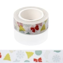 10m*15mm Washi Tape kawaii Christmas Series Tape DIY Decorative Tape Color Paper High Quality Office Adhesive Tapes 1 PCS 2024 - buy cheap