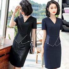 IZICFLY New style korean dress summer Elegant Office Elegant Dresses formal Business black dress plus size 3XL 4XL vestiti donna 2024 - buy cheap