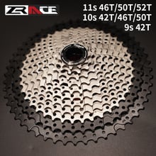 ZRACE Bike Cassette Freewheel 9S 10S 11S Speed MTB Bike Freewheel 11-42T/11-46T/11-50T/11-52T Bicycle Parts Compatible Freewheel 2024 - buy cheap