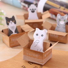 Cute Cat Memo Pad Sticky Notes Sticker Posted It Planner Stickers Notepad Office School Supplies Student Stationery Child Gift 2024 - buy cheap