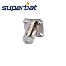 Superbat F 4 Hole Panel Mount Female with Extended Dielectric&Solder Post RF Coaxial Connector 2024 - buy cheap
