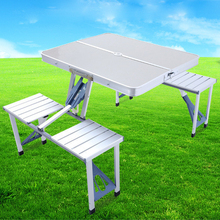 Multifunction Durable Portable Outdoor Barbecue BBQ Camping Aluminum Alloy Folding Table Outdoor Picnic Dining Table Desk Stool 2024 - buy cheap